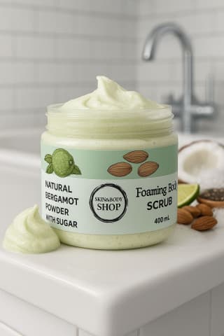 Natural Beragamot Foaming Body Scrub