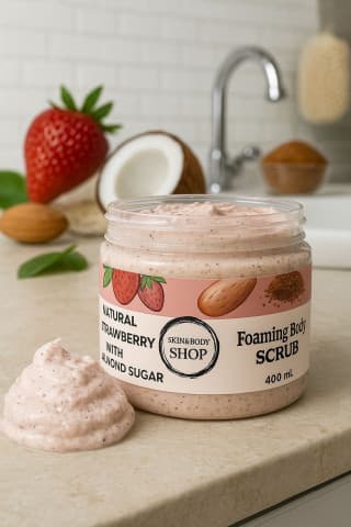 Strawberry Foaming Body Scrub