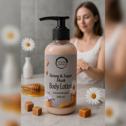 Honey and sugar body lotion