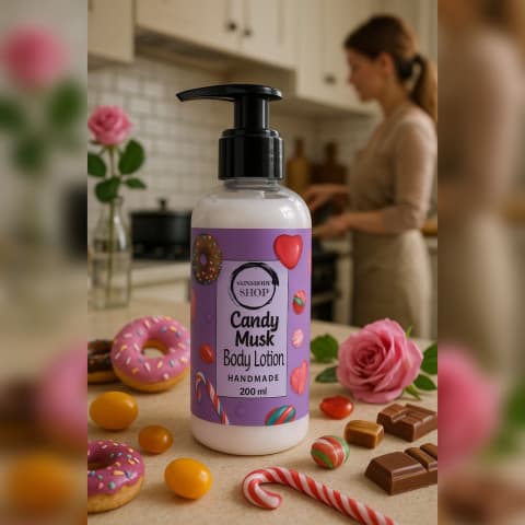 Candy body lotion
