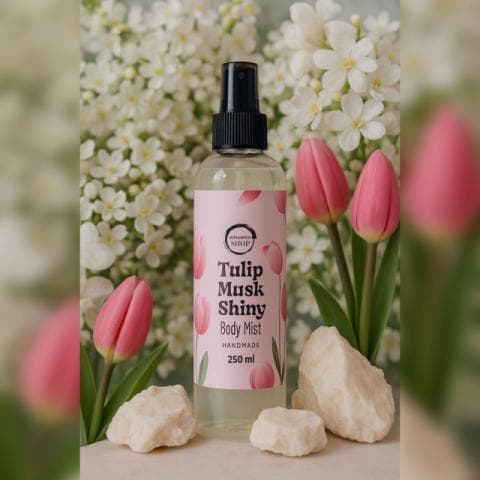 Tulip Musk Shiny Body Mist