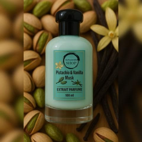 Parfum pistachio and vanilla