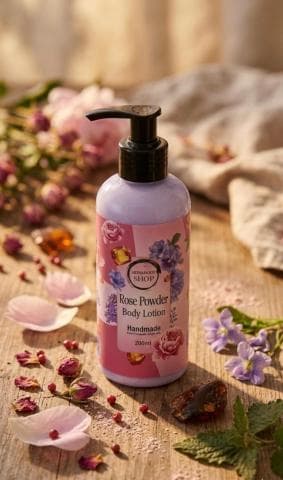 Rose Powder Body Lotion
